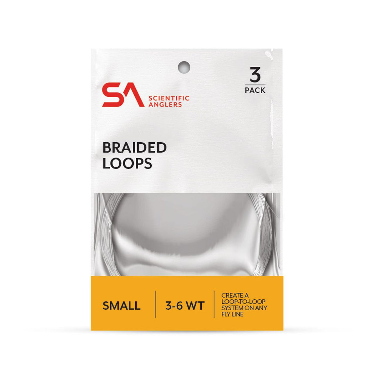 Scientific Anglers Braided Loops - 3 Pack - Clear