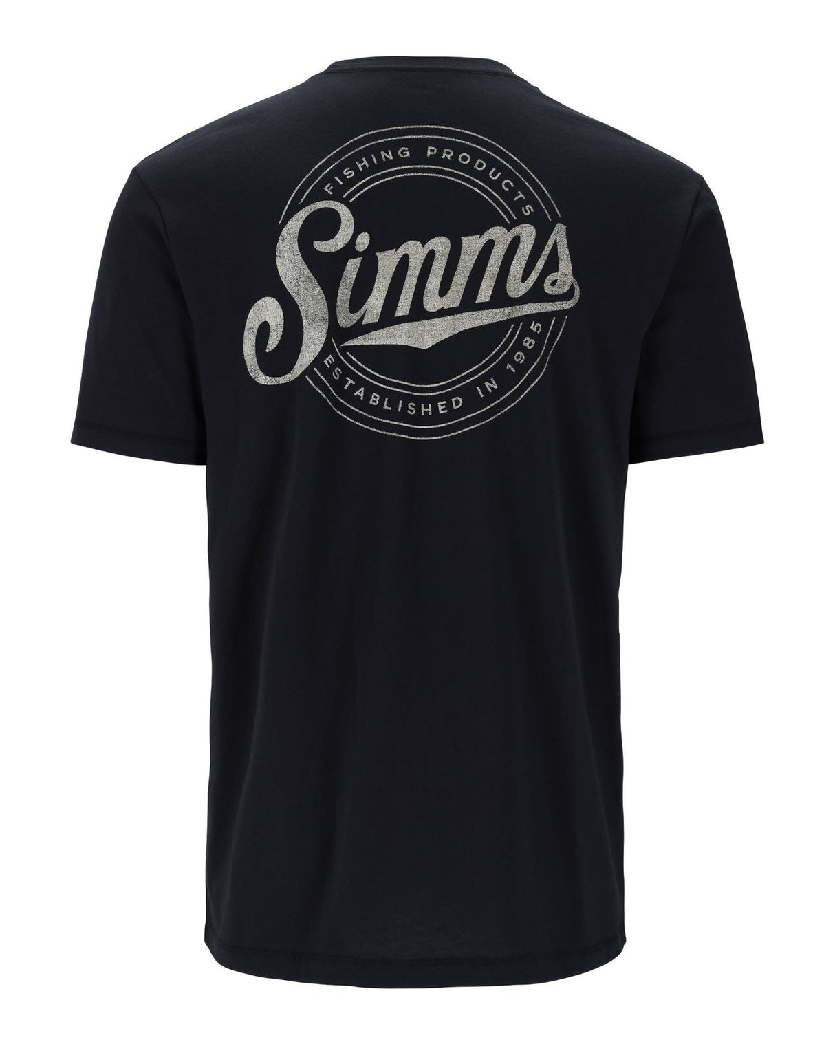 Simms Circle Lockup T-Shirt - Black