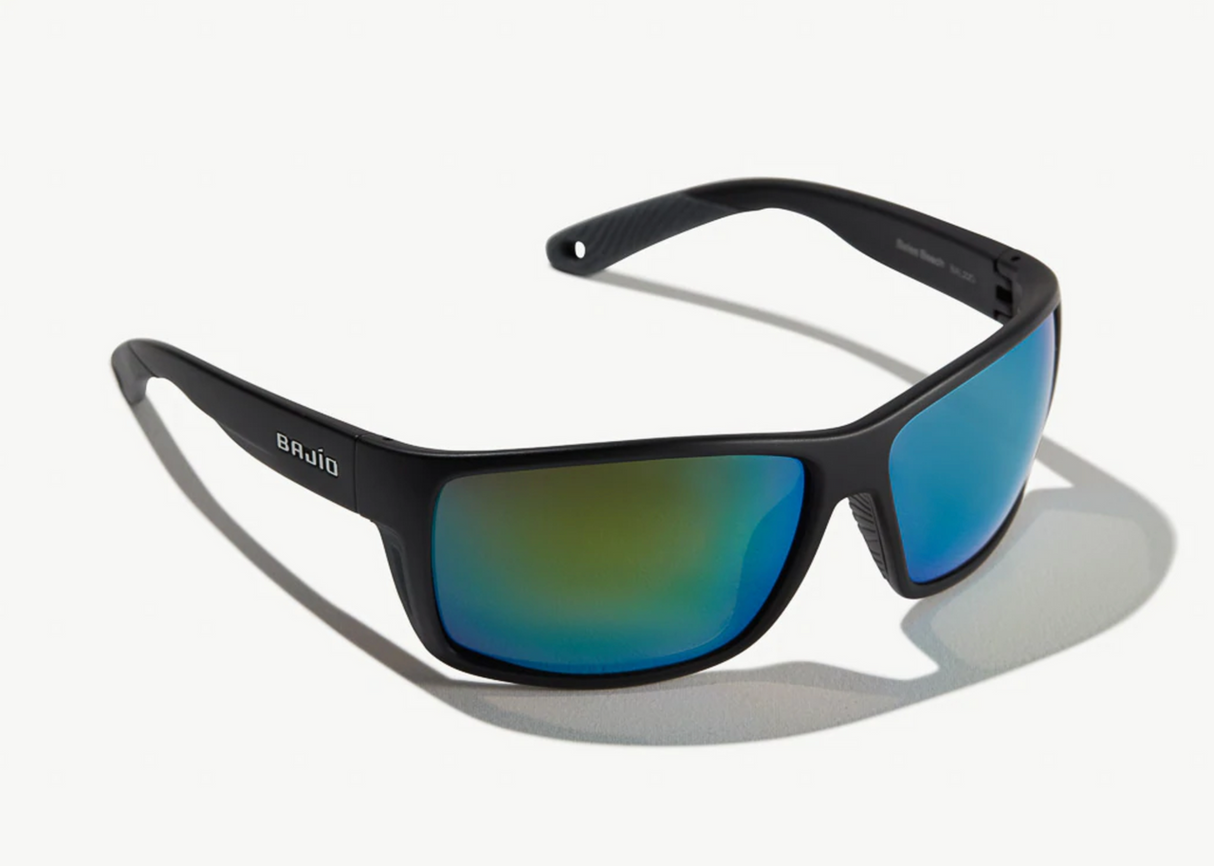 Bajio Bales Beach - Polycarbonate - Black Matte Green Mirror