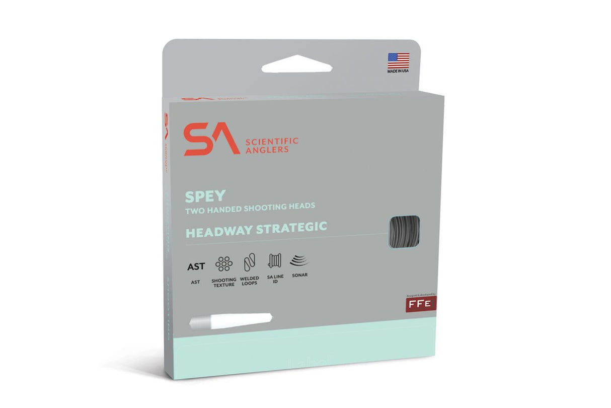 Scientific Anglers Headway Strategic Intermediate/ Sink 3 - Orange/Leaf Green/Dk.Green