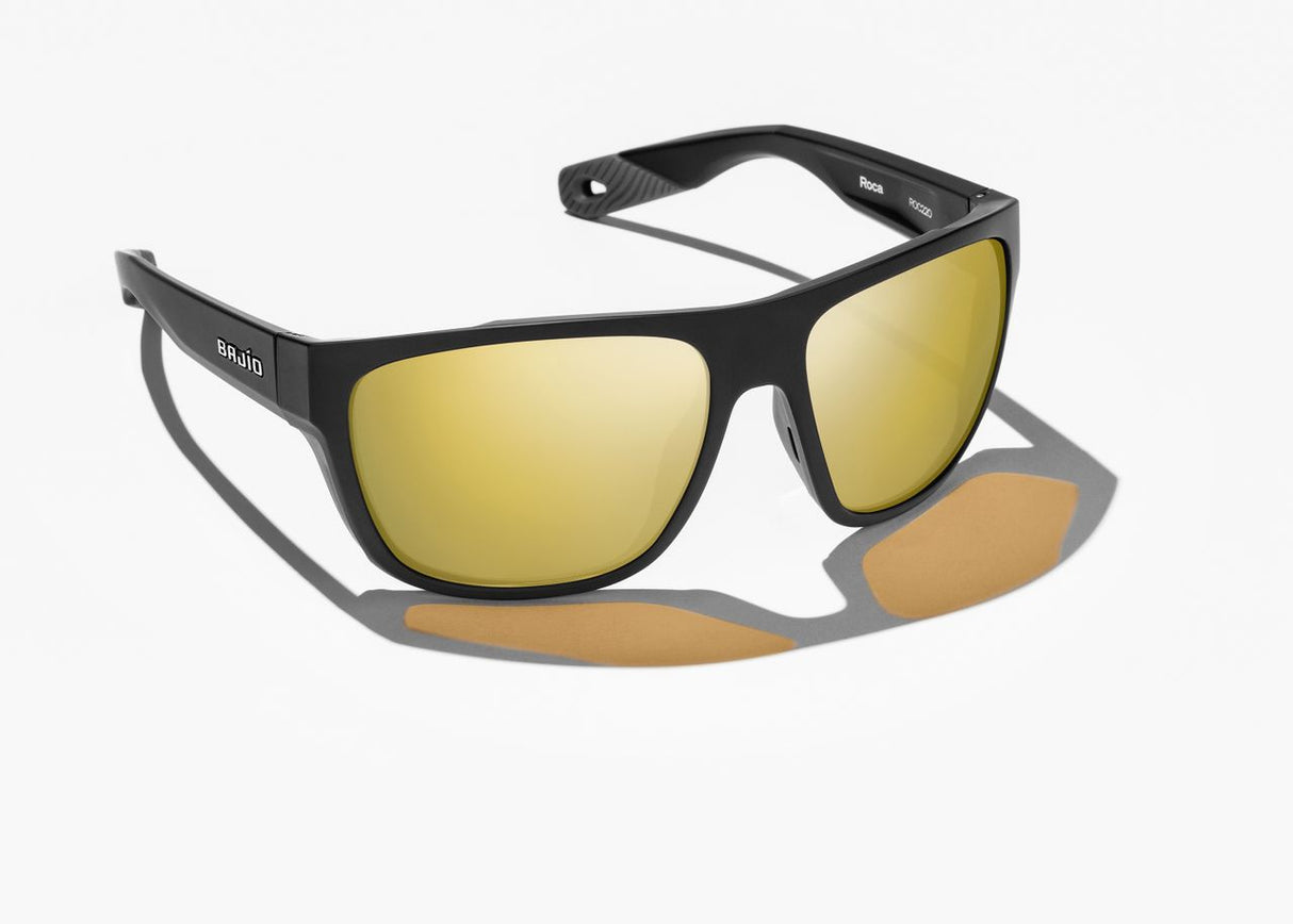 Bajio Las Rocas - Glass - Black Matte Yellow Mirror