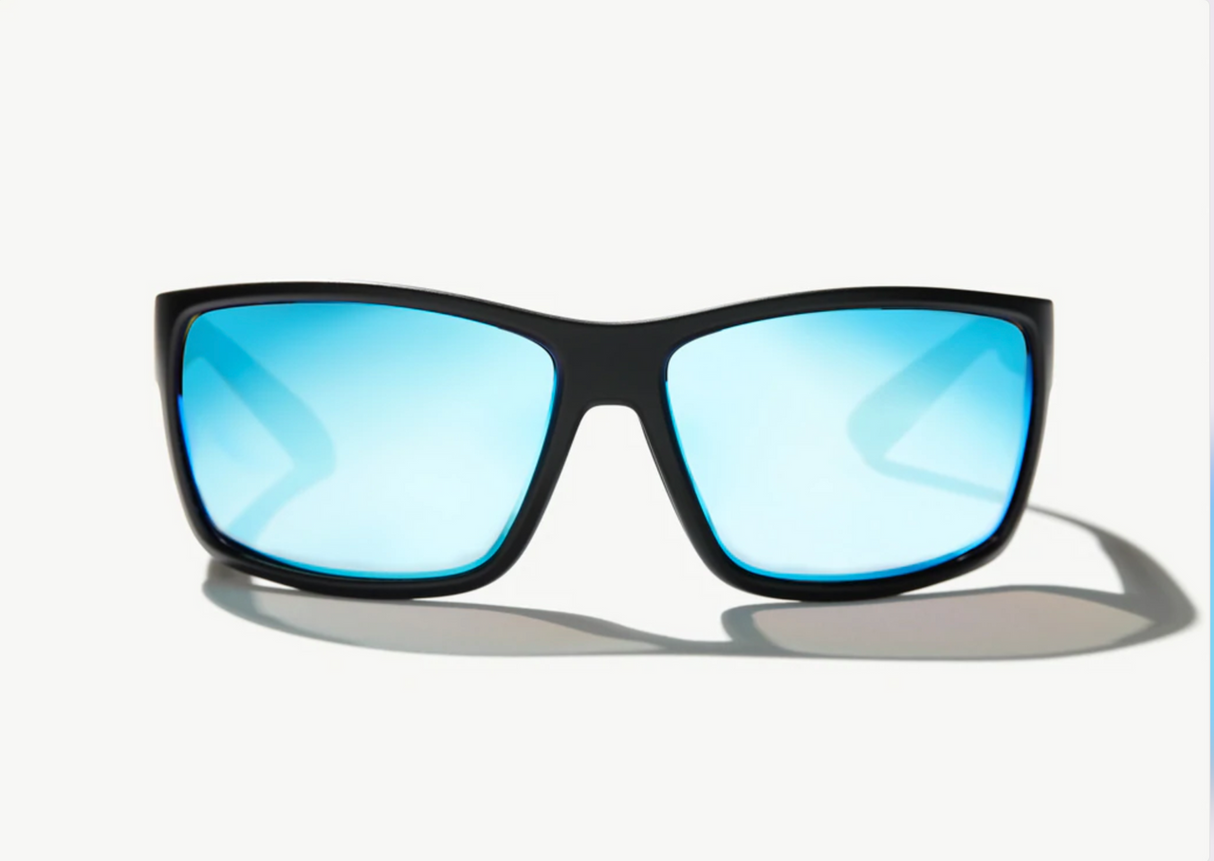 Bajio Bales Beach - Polycarbonate - Black Matte Blue Mirror