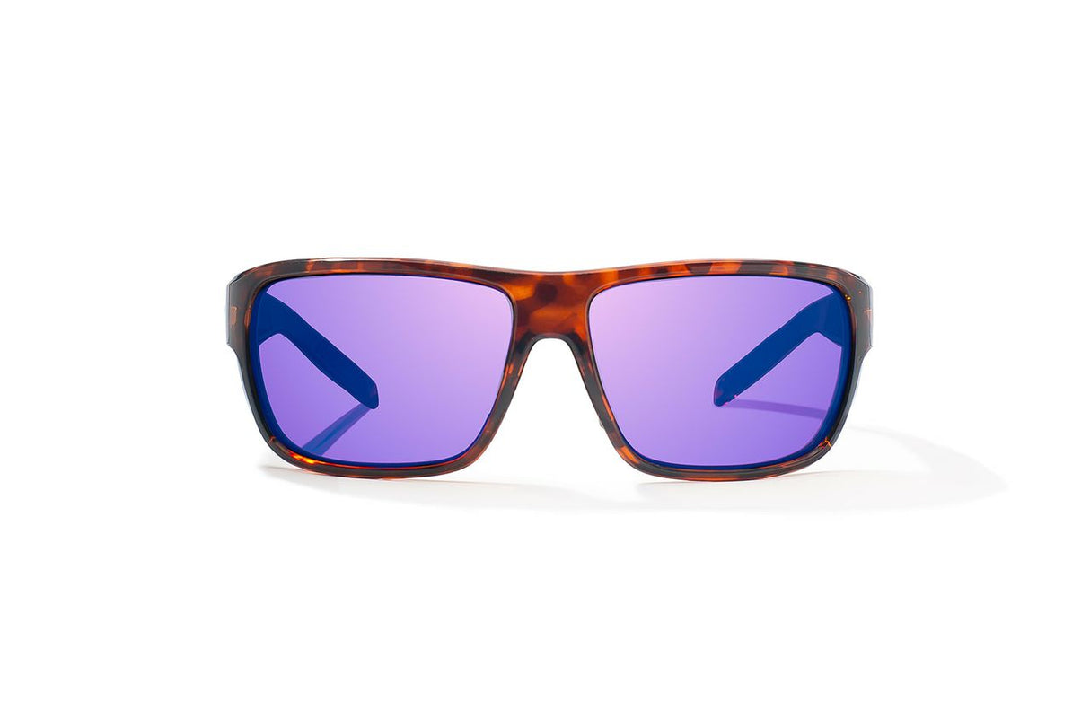 Bajio Rigolets - Polycarbonate - Brown Tort Gloss Violet Mirror