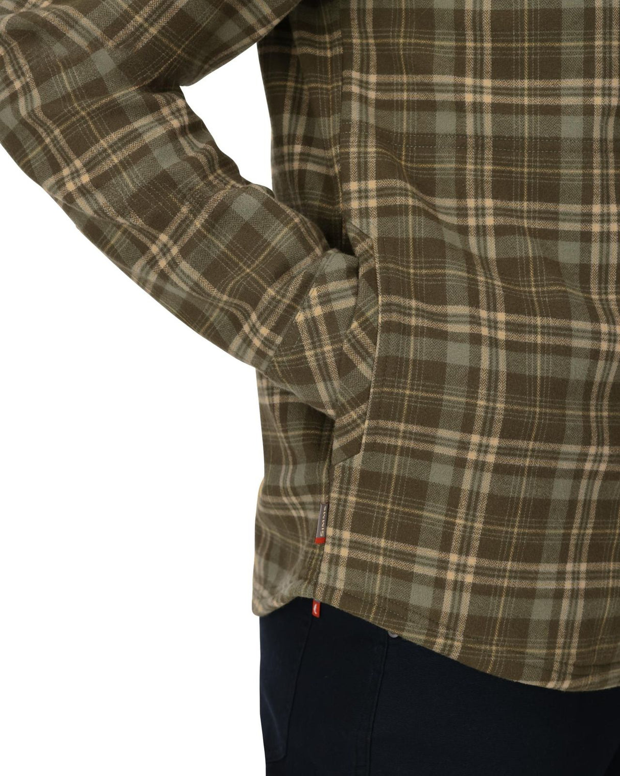 Simms Coldweather Shacket - Schooner Plaid: Loden