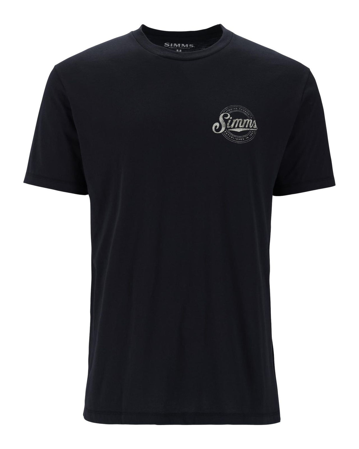 Simms Circle Lockup T-Shirt - Black