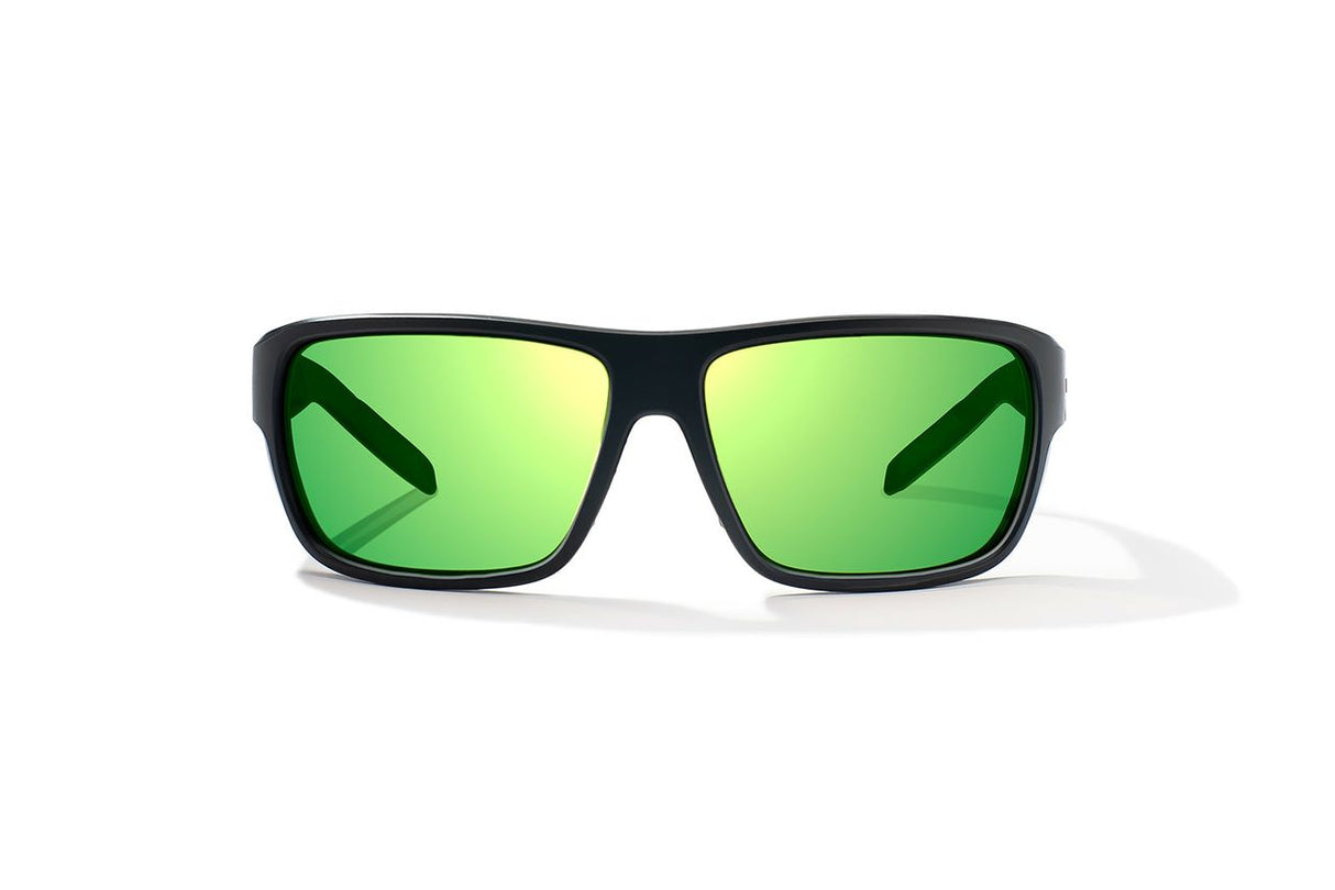 Bajio Rigolets - Glass - Black Matte Green Mirror