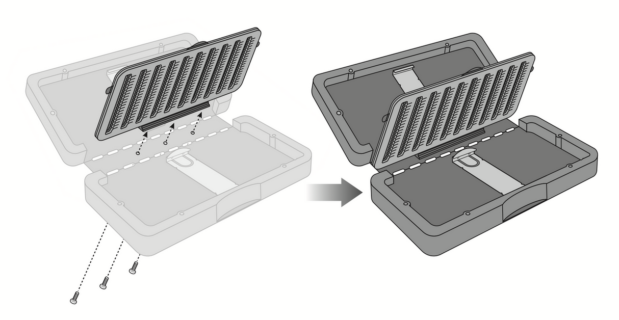 C&F Design Lightweight System Flip - Grey
