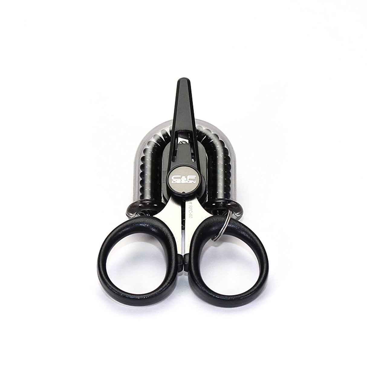 C&F Design 2-in-1 Retractor/Scissors - Smoke
