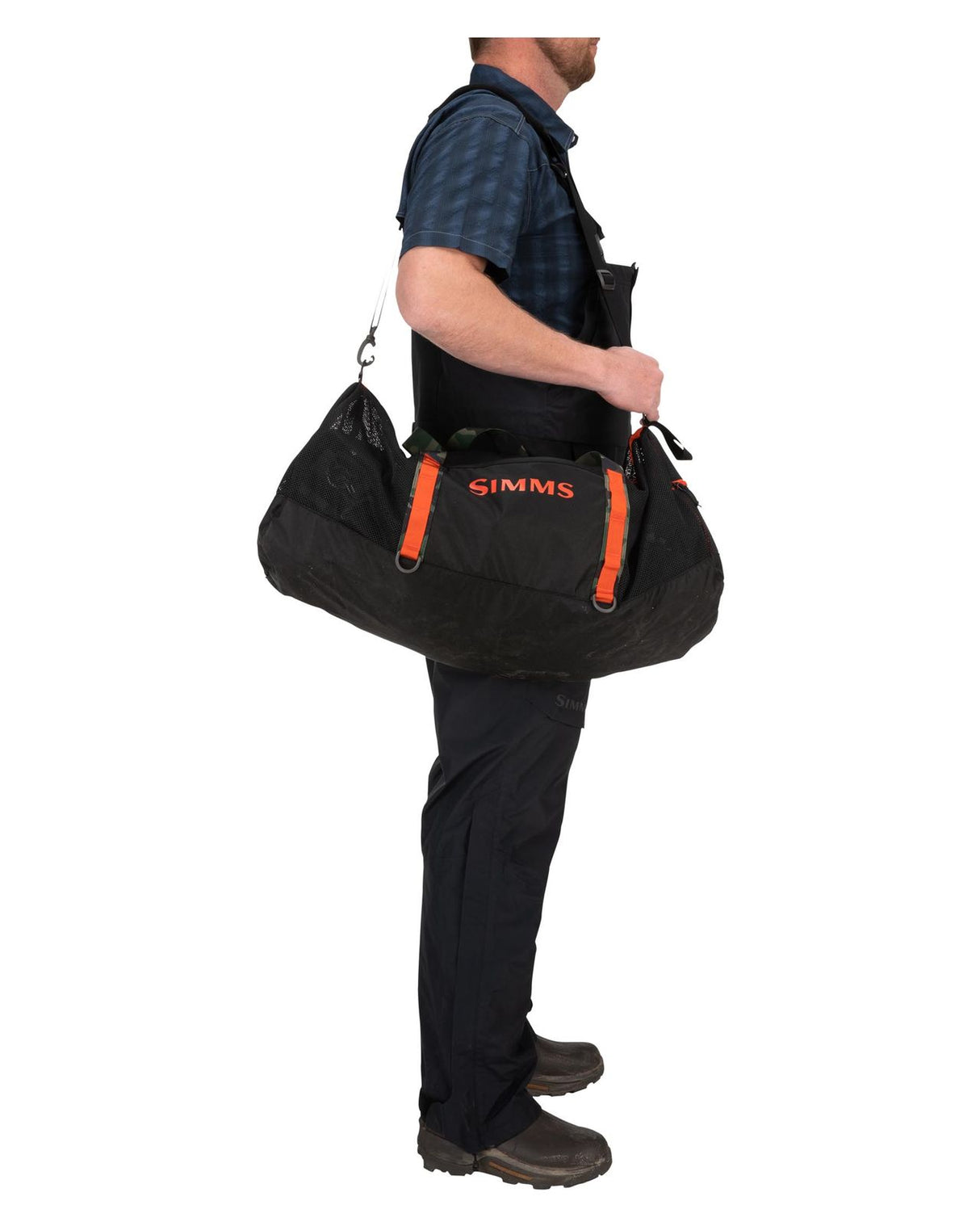 Simms Challenger Mesh Duffel 60L - Black