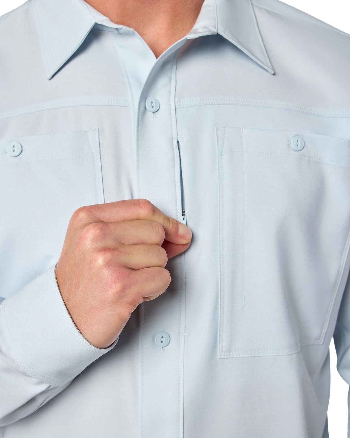 Simms Launch Shirt - Bimini Blue Heather