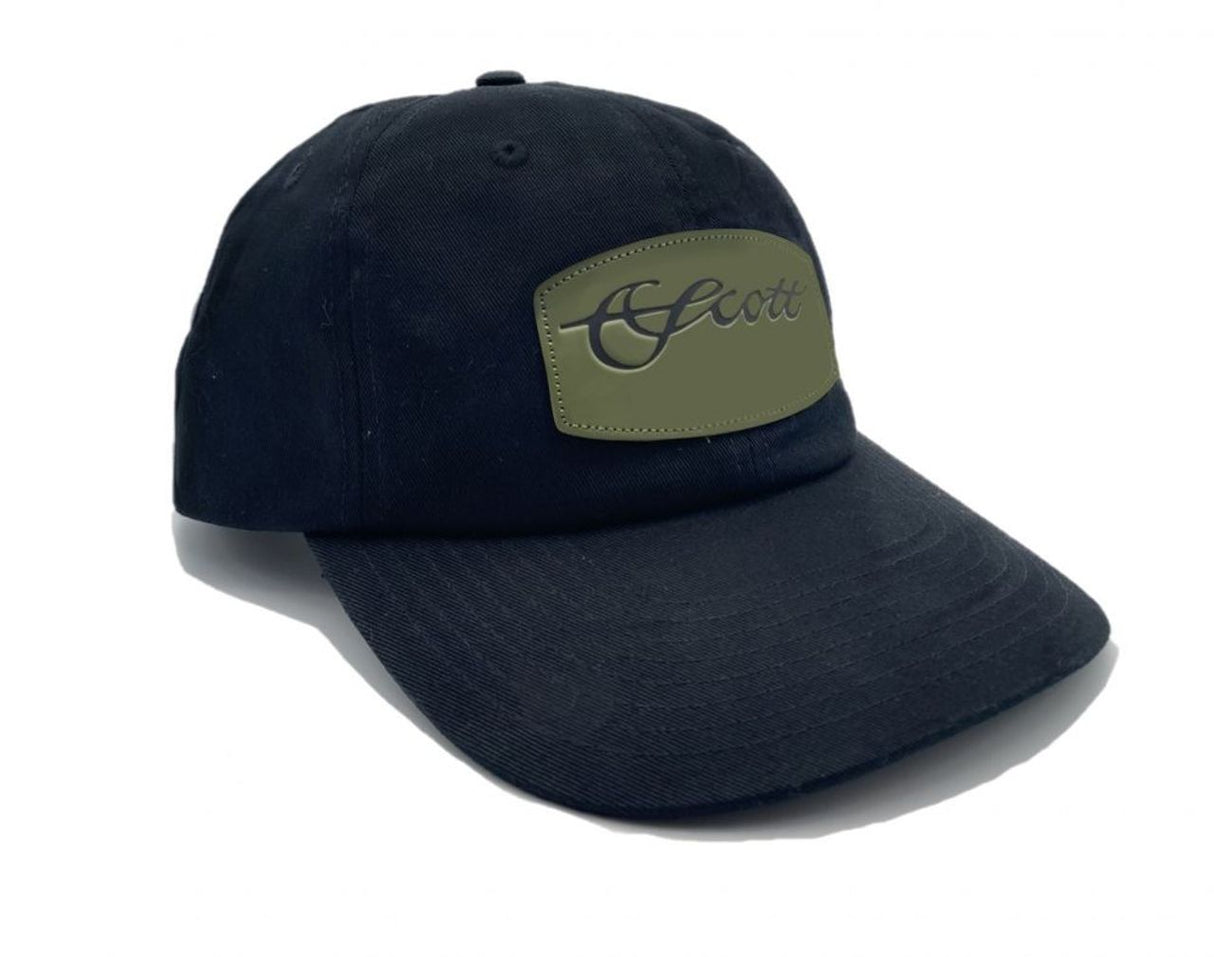 Scott Fly Rod Co. 5-panel Black Hat - Black