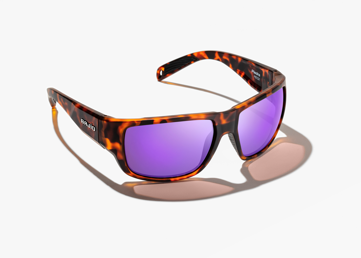 Bajio Piedra - Polycarbonate - Dark Tort Matte Violet Mirror