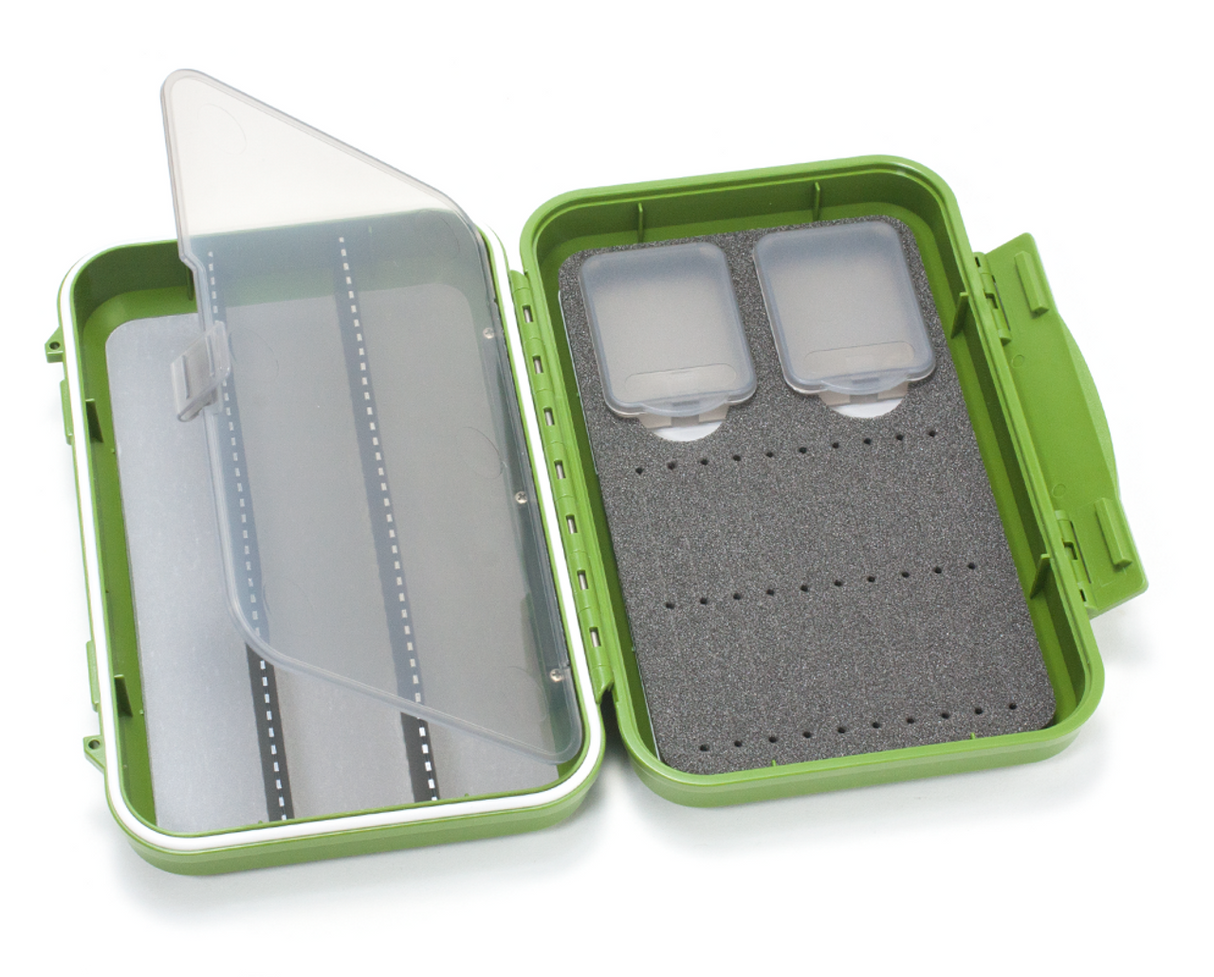 C&F Design C&F Medium 2-Row WP Tube Fly Case w 3 Comp - Olive