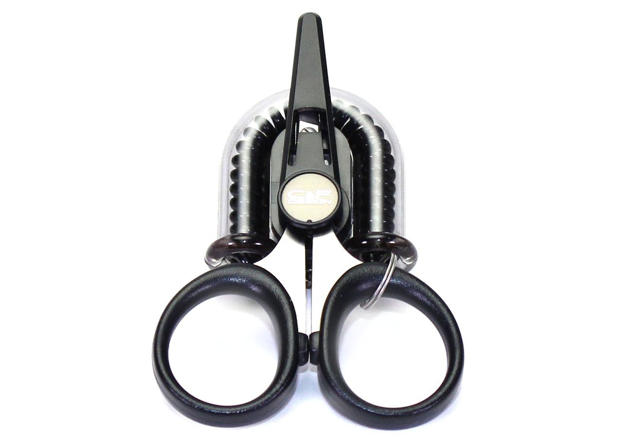 C&F Design 2-in-1 Retractor/Scissors - Smoke