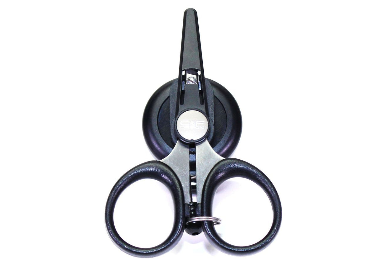 C&F Design Flex Pin-On Reel/Scissors - Smoke