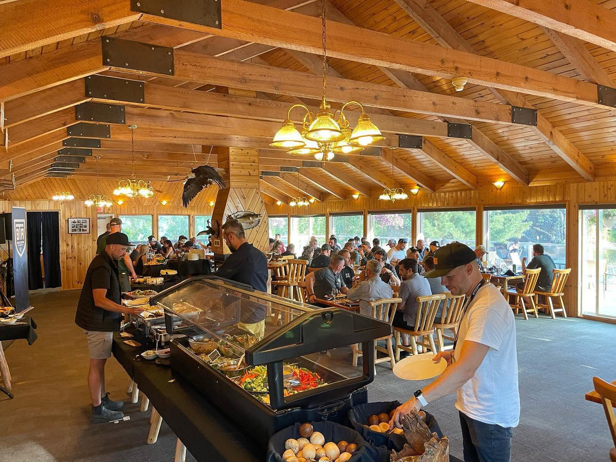 Fishing lodge vid Lake of the Woods, Kanada