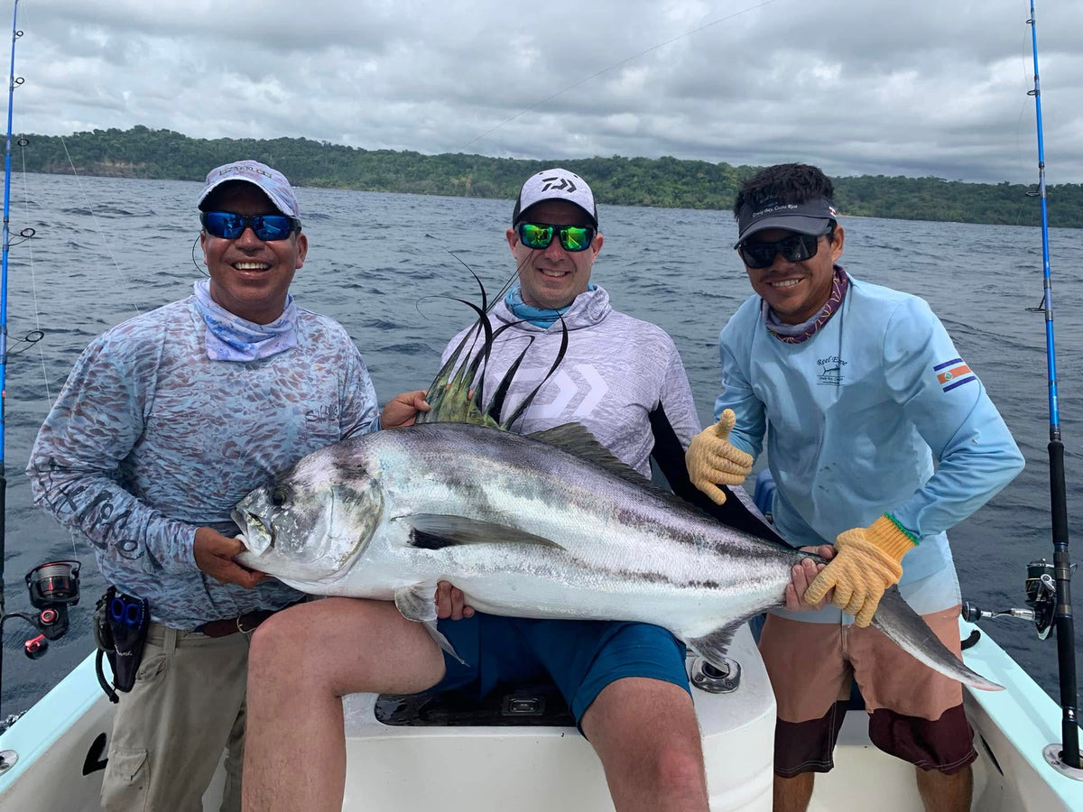 Roosterfish fångad under fiskeresa i Costa Rica