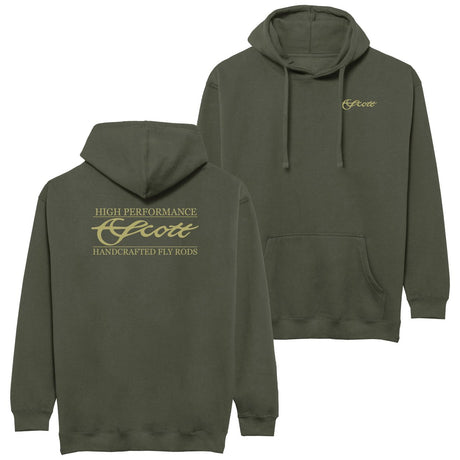 Scott Fly Rod Co. Olive Logo Hoodie - Olive