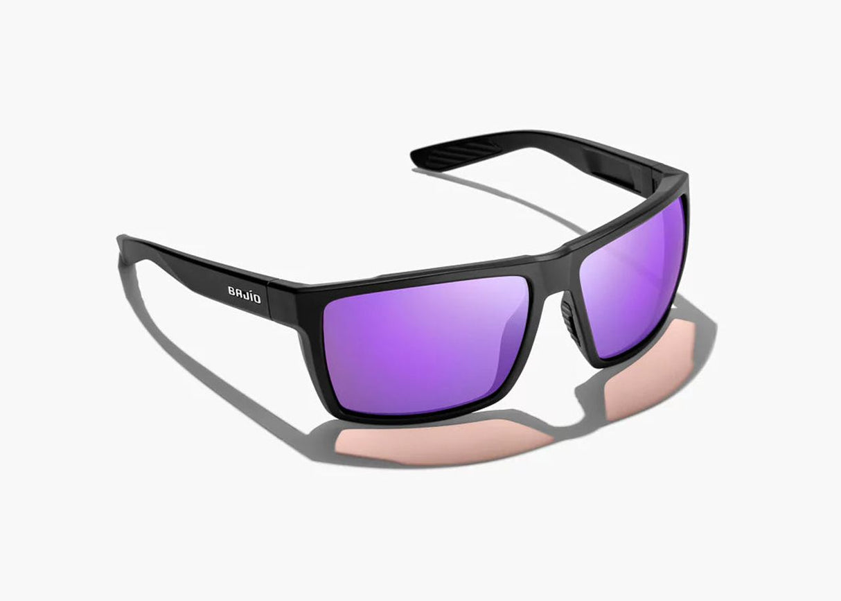 Bajio Stiltsville - Polycarbonate - Black Matte Violet Mirror