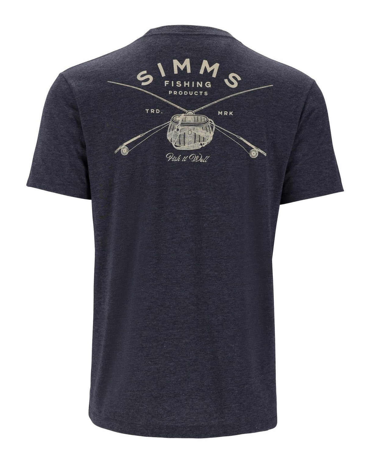 Simms Classic Tackle T-Shirt - Navy Heather