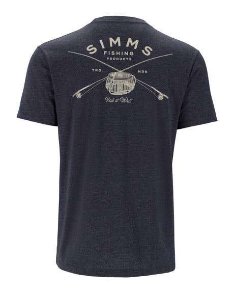 Simms Classic Tackle T-Shirt - Navy Heather
