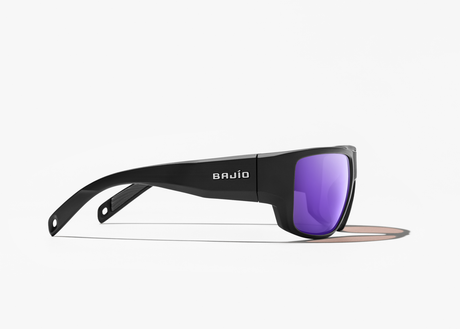 Bajio Piedra - Polycarbonate - Black Matte Violet Mirror