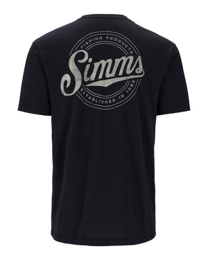 Simms Circle Lockup T-Shirt - Black