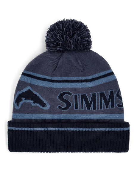 Simms Tip-Up Pom Beanie - Huckleberry