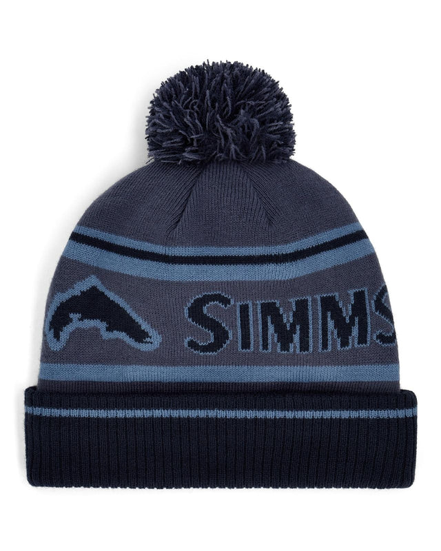 Simms Tip-Up Pom Beanie - Huckleberry