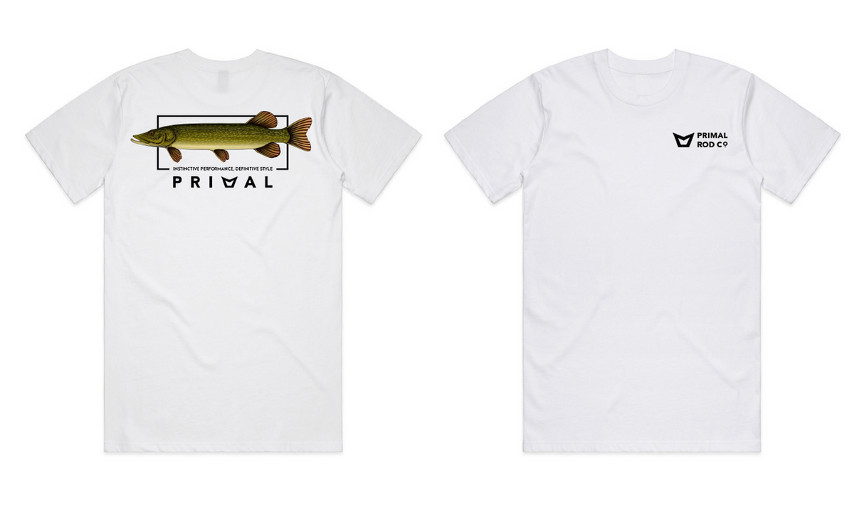 Primal Artist Tee Pike - White