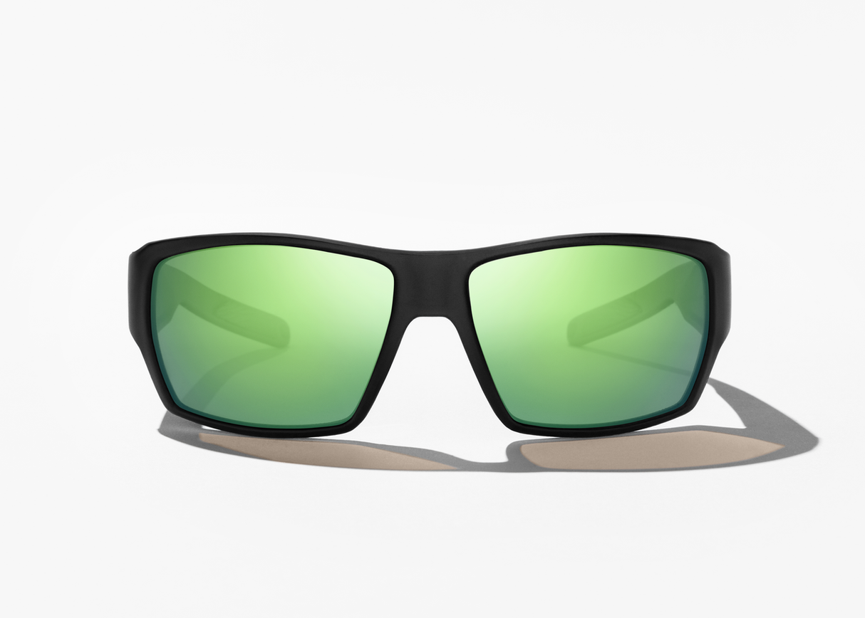 Bajio Vega - Polycarbonate - Black Matte Green Mirror