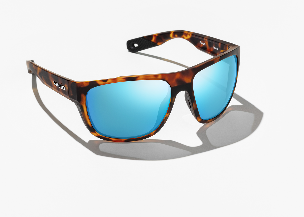 Bajio Las Rocas - Polycarbonate - Brown Tort Matte Blue Mirror