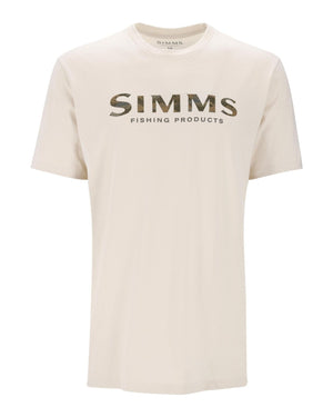 Simms Shroud Fill Logo T-Shirt - Natural