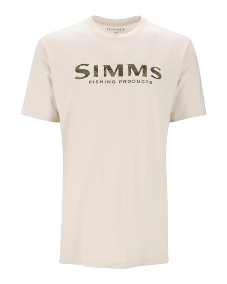 Simms Shroud Fill Logo T-Shirt - Natural
