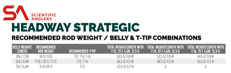 Scientific Anglers Headway Strategic Intermediate - Orange/Leaf Green