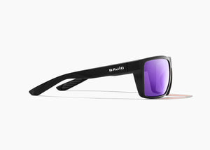 Bajio Stiltsville - Polycarbonate - Black Matte Violet Mirror