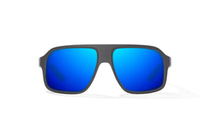 Bajio Cocho - Glass - Graphite Black Blue Mirror