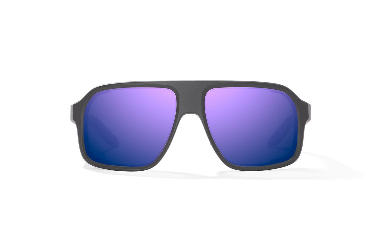 Bajio Cocho - Glass - Graphite Black Violett Mirror