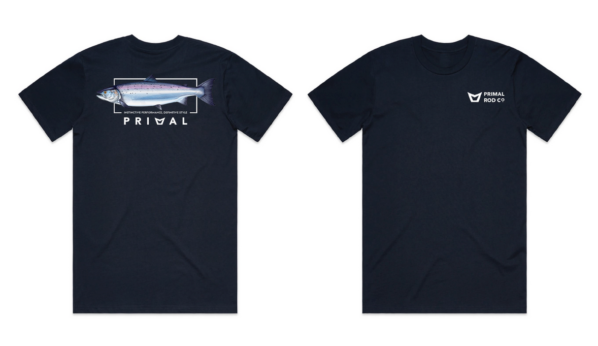 Primal Artist Tee Salmon - Navy