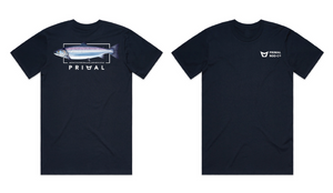 Primal Artist Tee Salmon - Navy