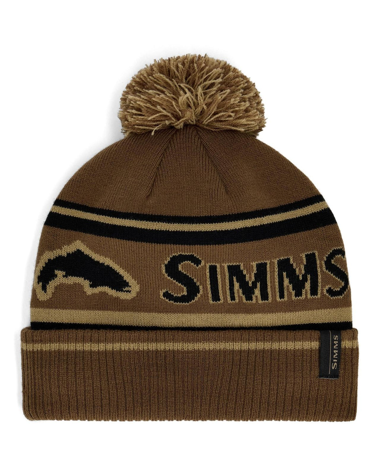 Simms Tip-Up Pom Beanie - Jasper
