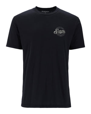Simms Circle Lockup T-Shirt - Black