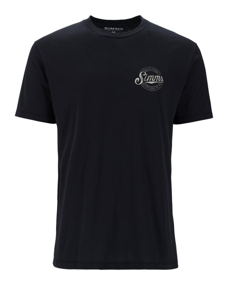 Simms Circle Lockup T-Shirt - Black