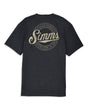 Simms Circle Lockup T-Shirt - Charcoal Heather