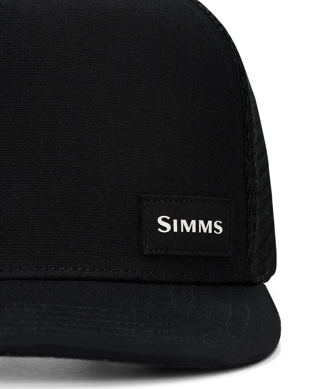 Simms High Crown Flatbill - Black