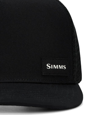 Simms High Crown Flatbill - Black