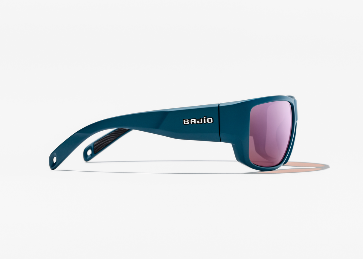 Bajio Piedra - Polycarbonate - Blue Vin Matte Rose Mirror