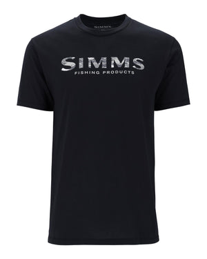 Simms Shroud Fill Logo T-Shirt - Black