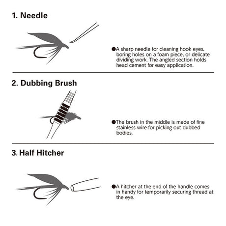 C&F Design 3-in-1 Dubbing Brush - N/A