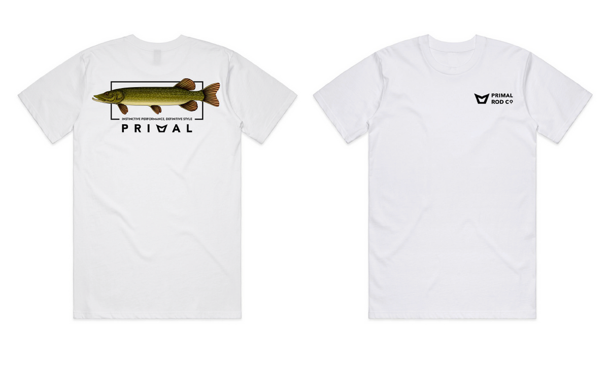 Primal Artist Tee Pike - White